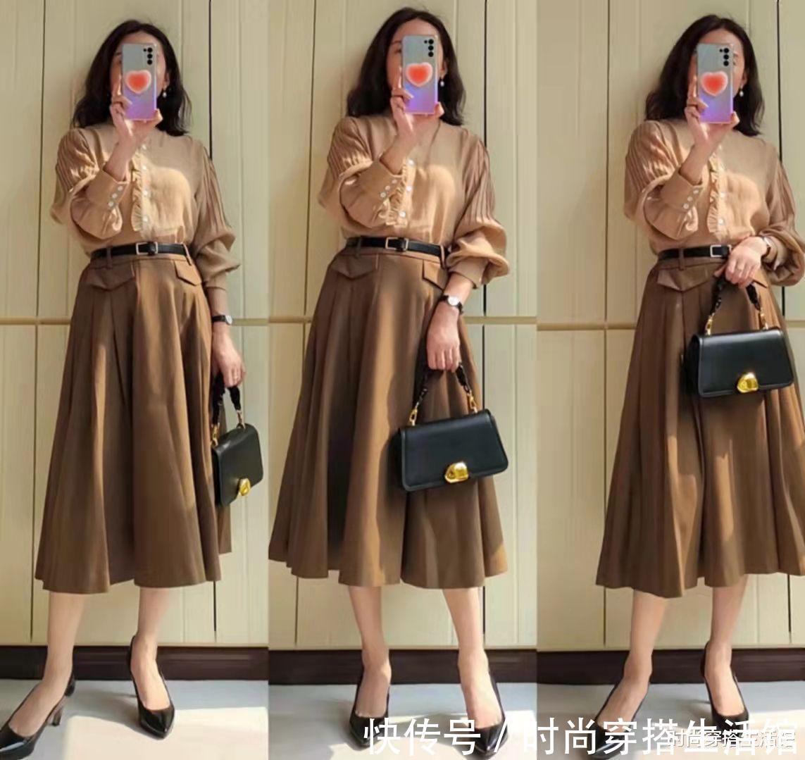穿搭|被一位博主秋季穿搭圈粉了,这样穿简约又大方,你买了吗?