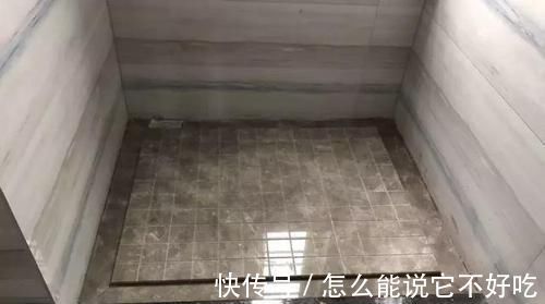 地面|头一次见有人淋浴房装这种地面，下水快又防滑，真懊悔我家才发觉