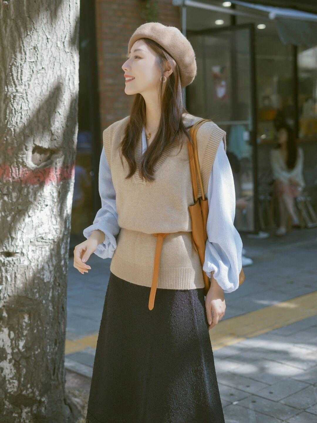 肌肤 一件毛衣的时髦感,无论如何穿,都体现了最美气质,冬天这么穿更好看