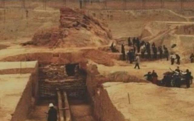 跪坐|西夏皇陵被盗空,专家考古时意外开启密室,发现一只金牛跪坐其中