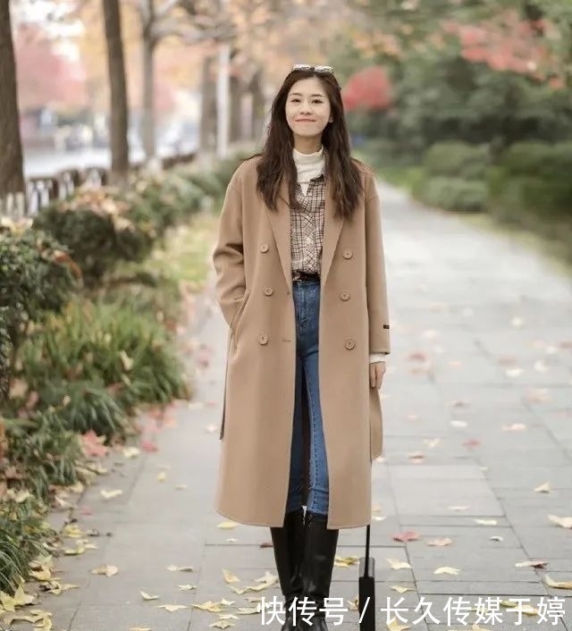 冬天穿“长大衣”,学会这3种穿法