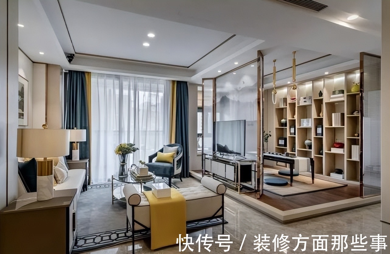 新中式|这个140平新中式,奢华又雅致!