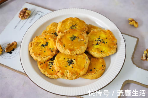 低粉|不用泡打粉的核桃酥,做法简单零失败,酥香可口入口即化,太香了