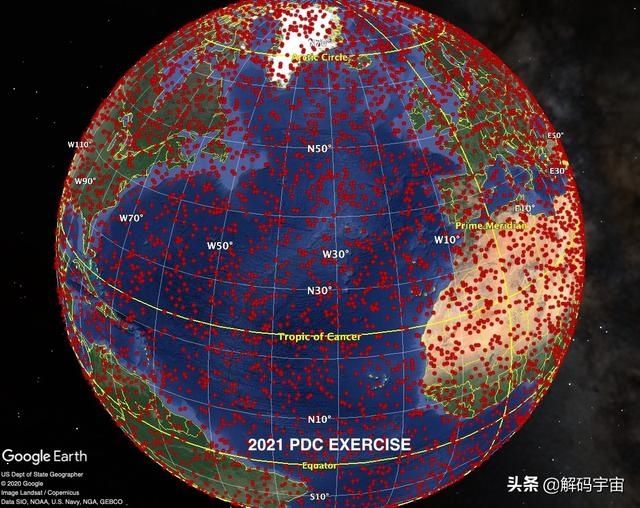 2021 PDC小行星撞击地球假想防御演习