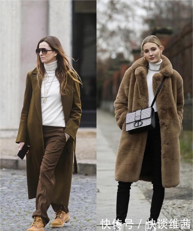都市|今年冬天的高级配色:大地色+白色,穿对了就是都市丽人,老美了