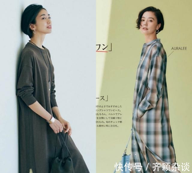 穿搭|秋天“连衣裙”正流行，奔四奔五的女人，用这3种套路更高级
