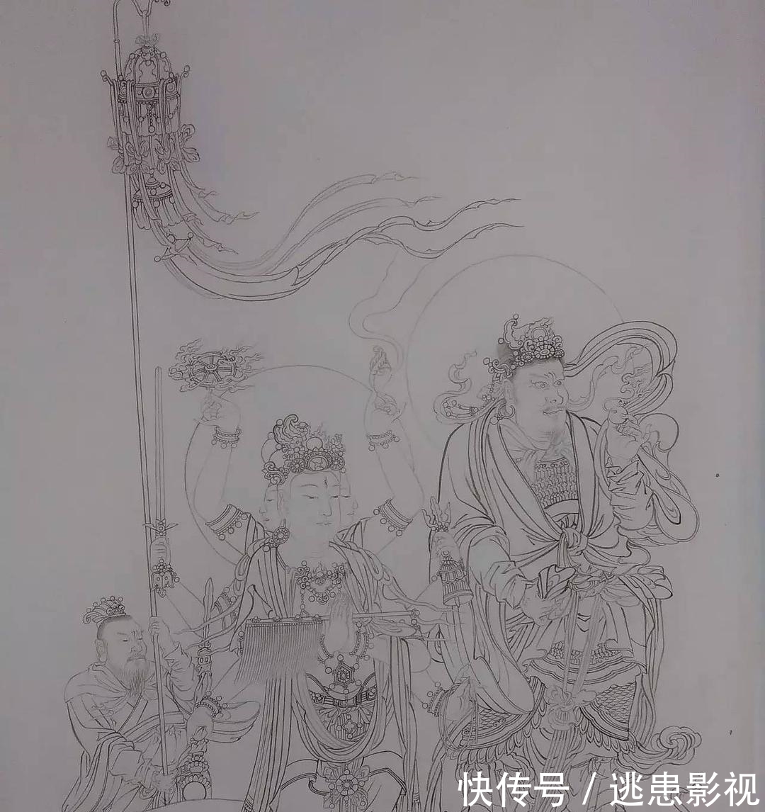 佛教|隆德园工笔水陆画列入密云区级非物质文化遗产 佛教水陆画作品赏析