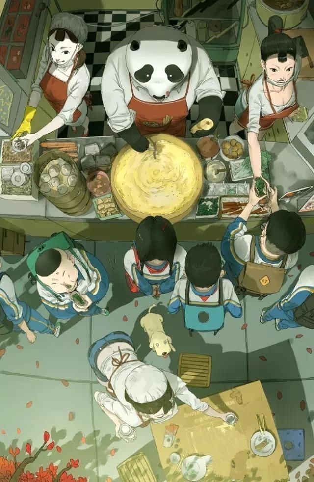 插画|一组让80、90后泪流满面的插画,看着看着就沉默了