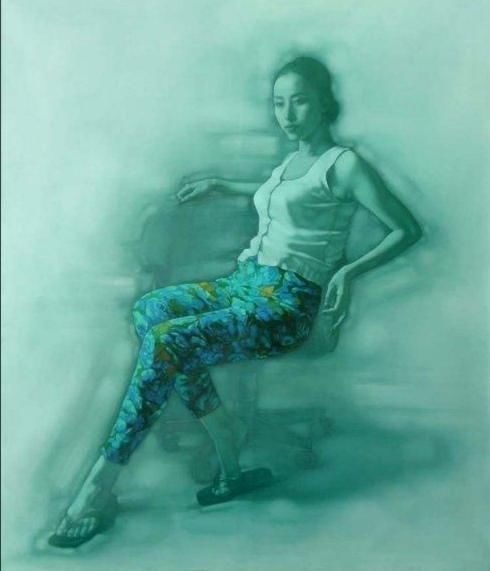 内心世界$她用女画家的敏感和细腻,画出女性的世俗之美