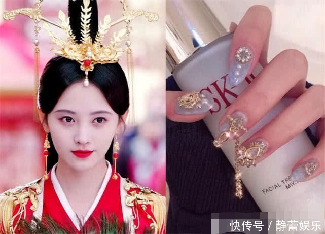 同是古装美甲,忍了招摇,忍了锦觅,却被最后一个迷倒了