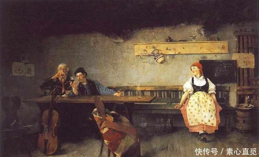 古斯塔夫|匈牙利油画家，西蒙·霍尔科西，油画作品欣赏