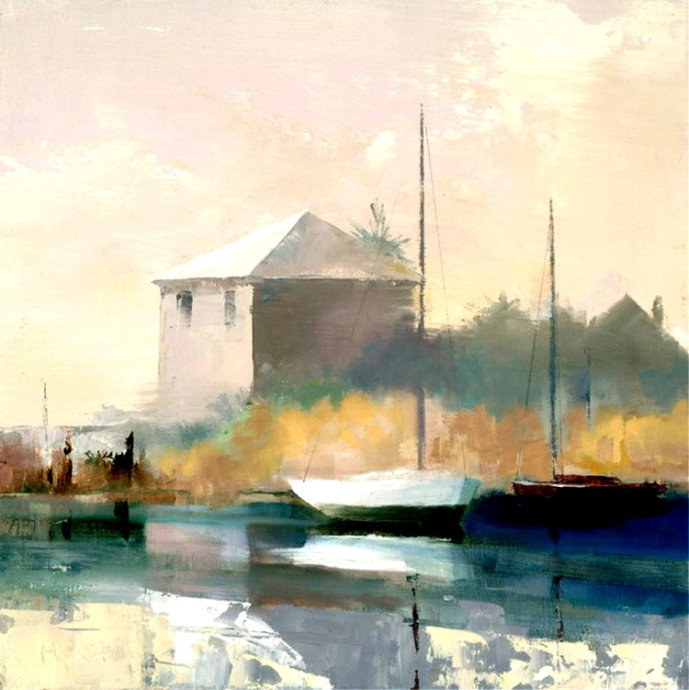 英伦风光@明快自然的英伦风光:画家保罗·斯通的绘画作品欣赏