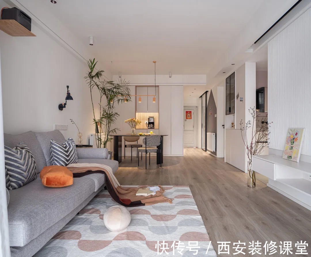 夫妻两室|85㎡小夫妻两室,大白墙也能温馨简约