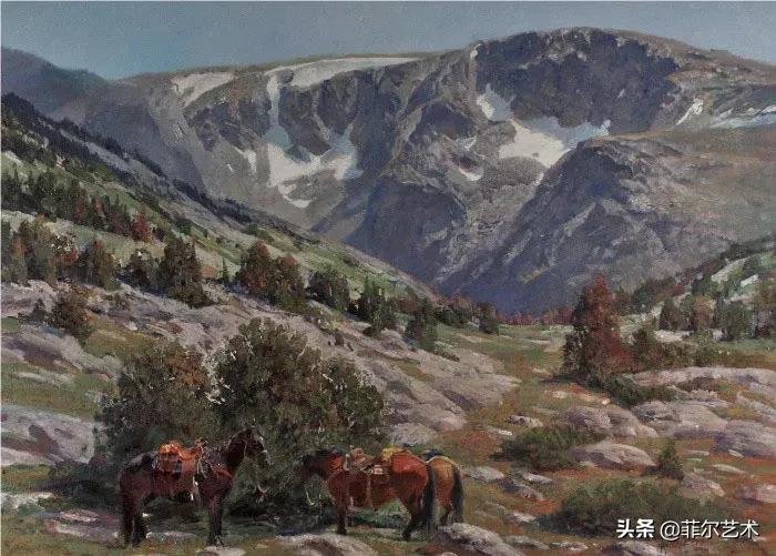 美国画家安德鲁·彼得斯风景油画作品赏析