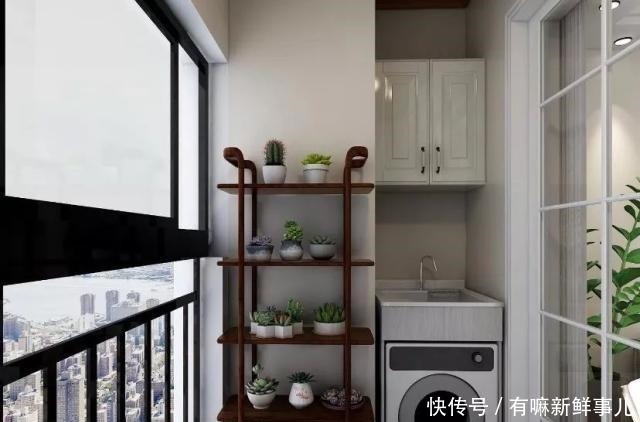 家务区|别人家颜值炸裂的阳台，是如何优雅地晒衣服的！