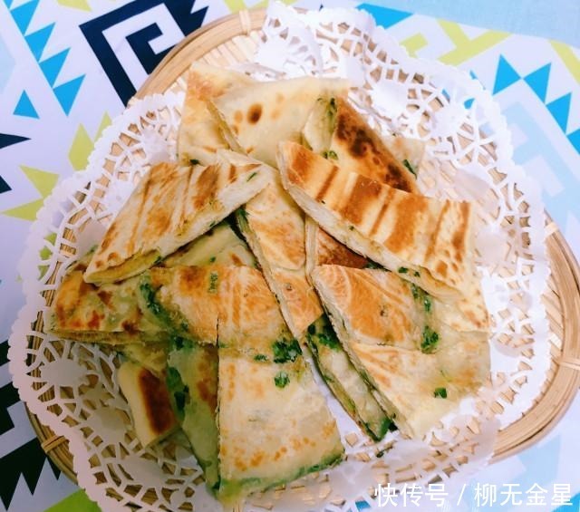 葱油饼|肉松葱油饼,层层肉松,葱花香浓,太好吃了