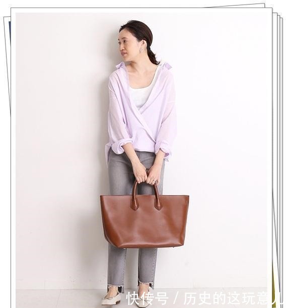 棕色 紫色上衣现在也很时髦,轻松完成秋季的优雅穿搭!