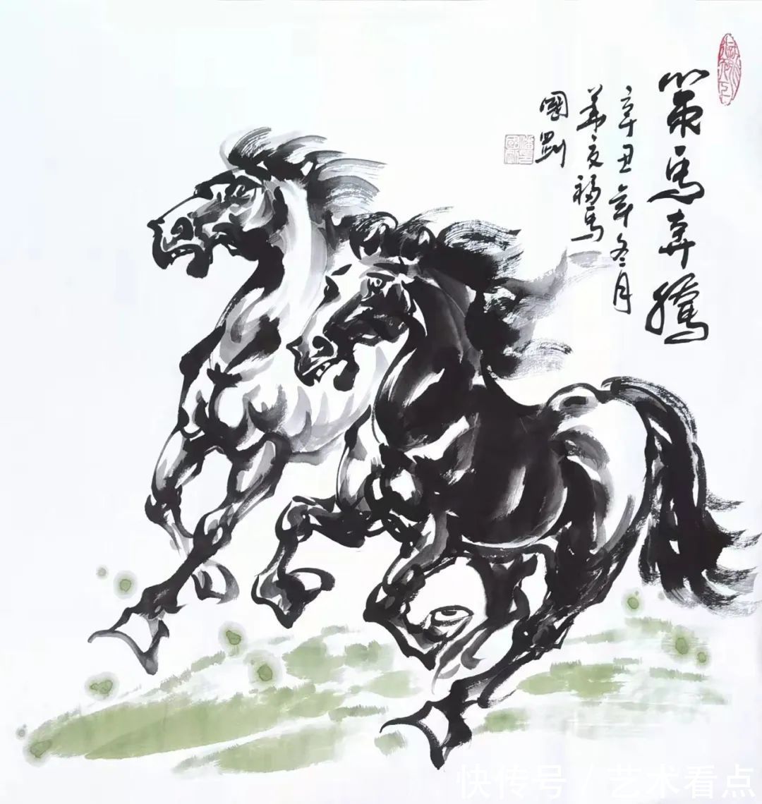 八骏雄风&【瑞虎迎春·福马贺岁】著名福马画家潘国刚老师优秀作品展