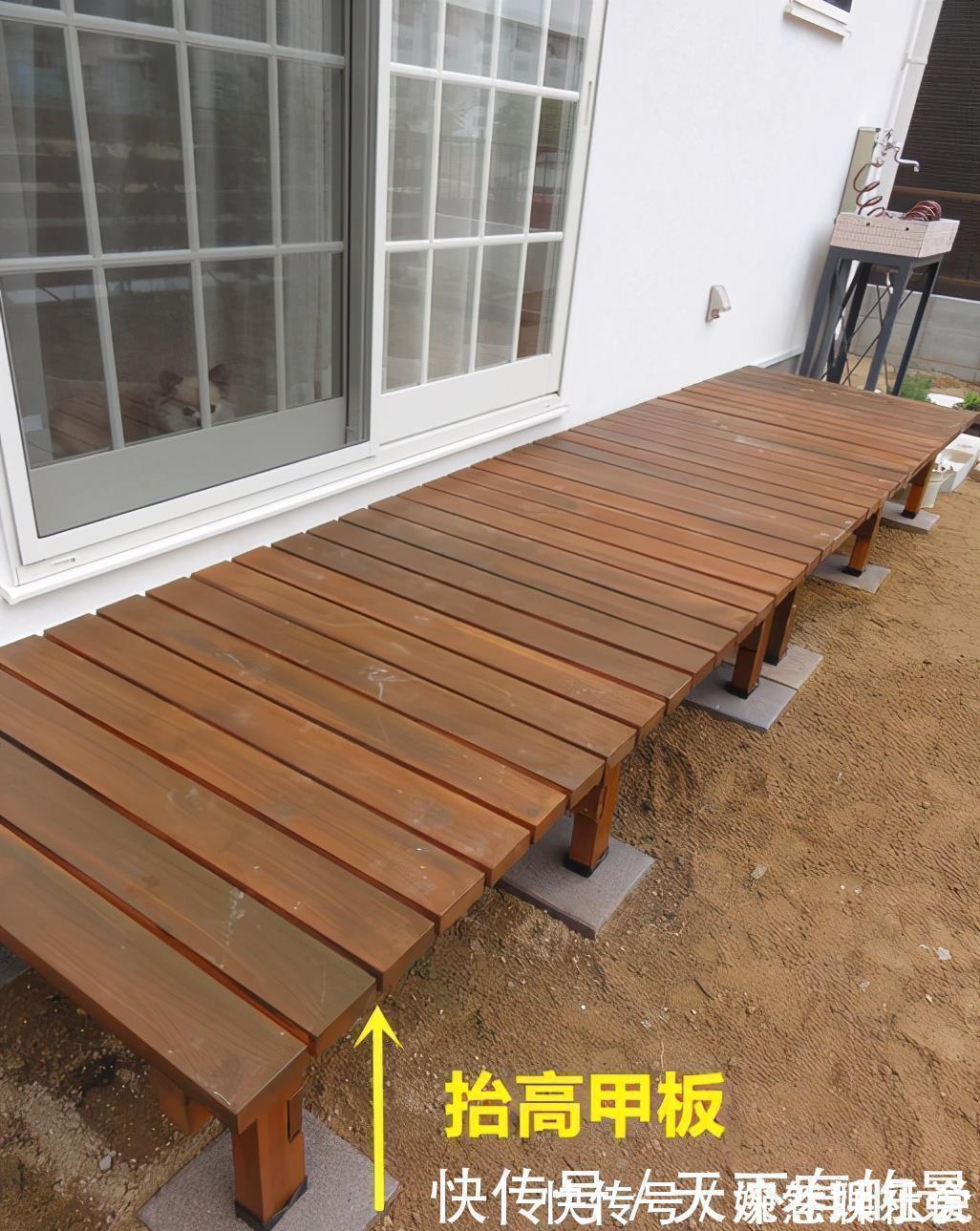 地砖|15㎡的门前小院可做成这样,能吃、能赏还能玩,很有生活气息!