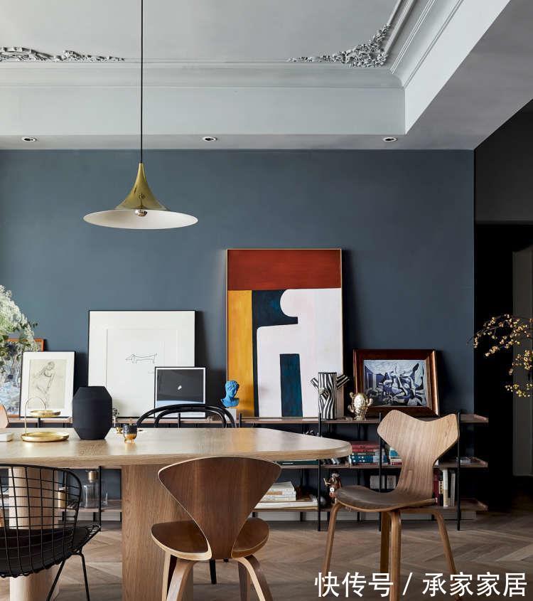 艺术感#220平方米的上海四居室,满满的艺术感,灵动又高级