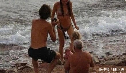 游泳|英国一女子怀孕时游泳,在海中产子,丈夫帮着咬下脐带