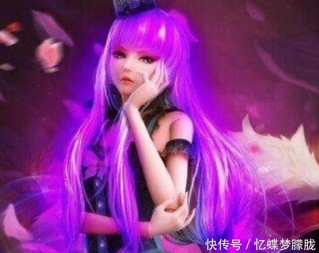 叶罗丽当仙子发色变紫后，冰公主显得平易近人，白光莹真可爱