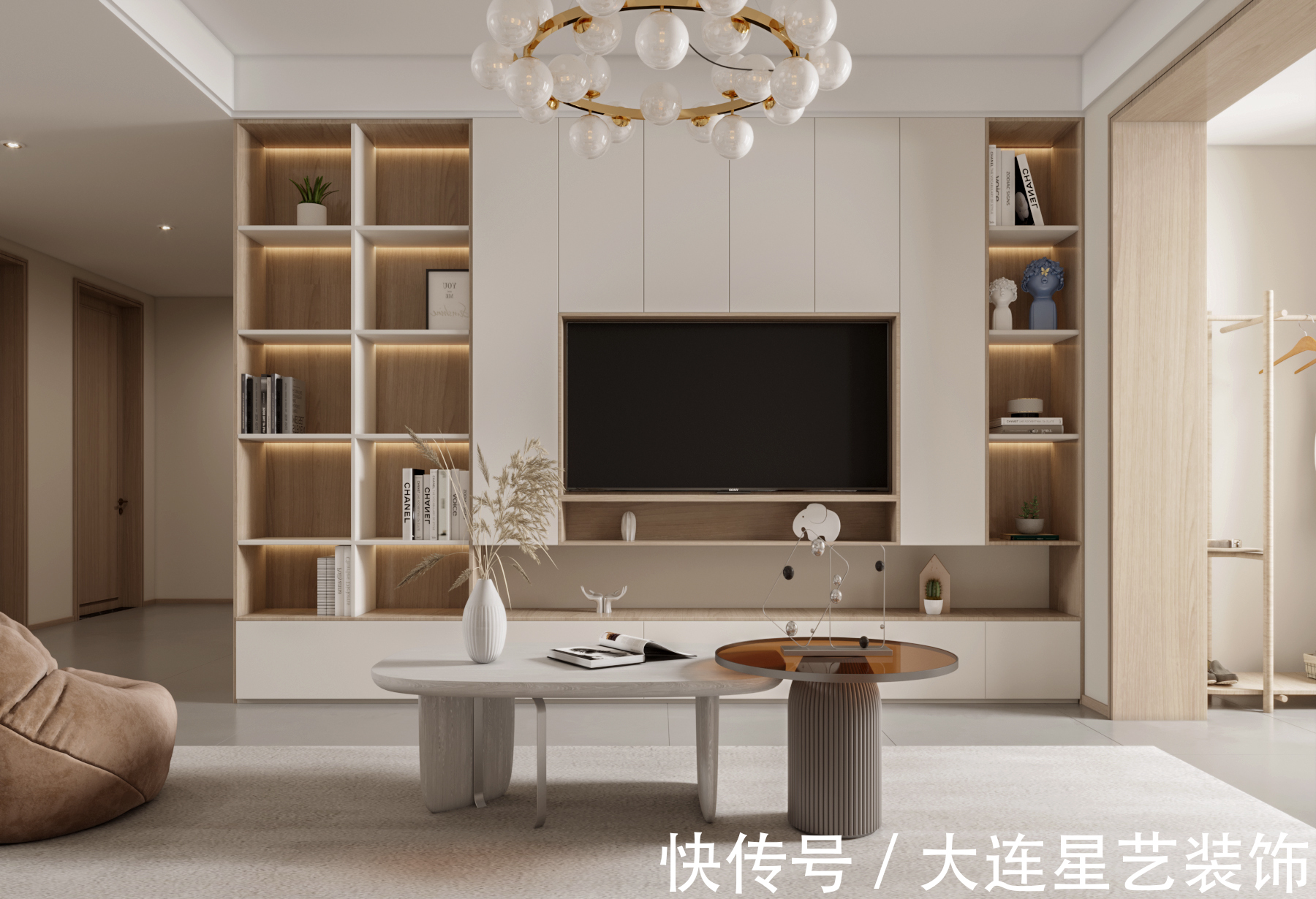 装修设计|大连120㎡装修设计_北欧风格