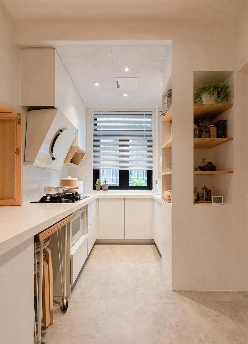 空间|45㎡小户型学区房,爆改后“小中见大”,整个家被一眼望穿