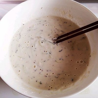 面糊|黄瓜鸡蛋饼