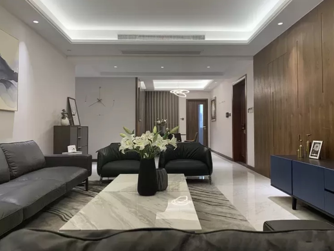 鱼骨纹|有了房就装修现代美式风格吧,简约和高级感并存,未来很难过时