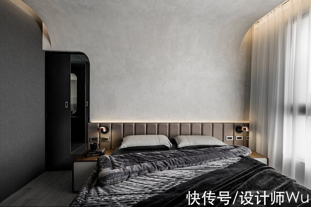 餐厨|深圳115㎡现代岩灰居所，凝合生活与光阴的挥洒笔触