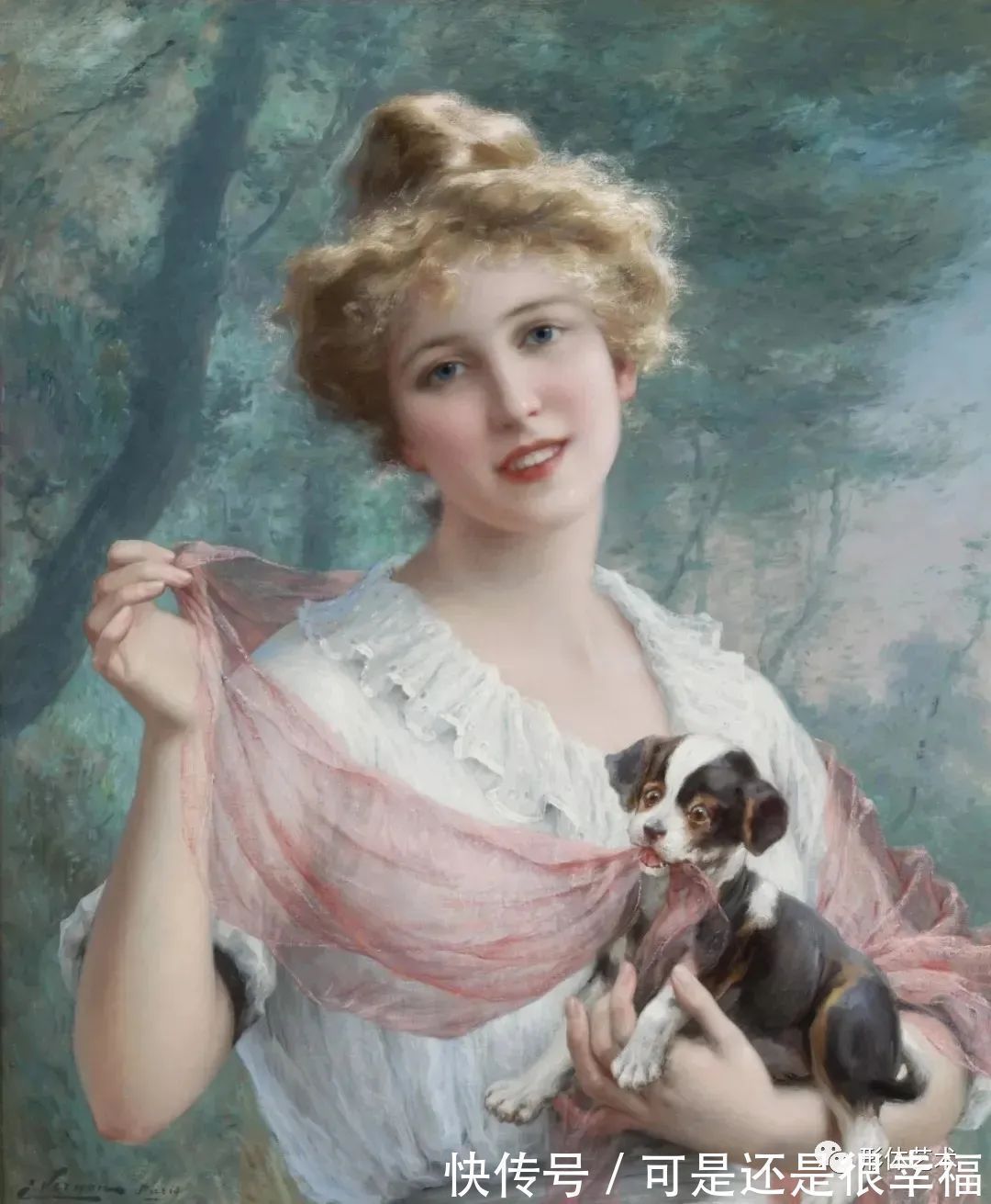 古典#油画中的那些古典女子,含苞待放,静待花开