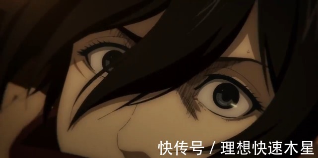 三笠|进击的巨人三笠变回温柔脸,BGM为萨莎响起,艾伦微笑被移除