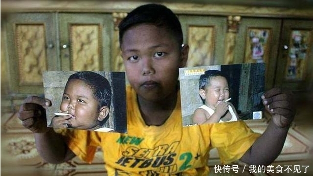 印尼|印尼2岁男孩每天要抽掉40根香烟,他说一天不抽就浑身难受