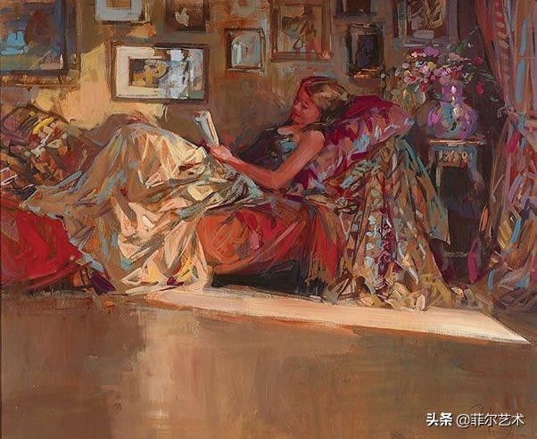 性感@英国艺术家用豪放泼辣的笔触,描绘出性感迷人的西洋女郎