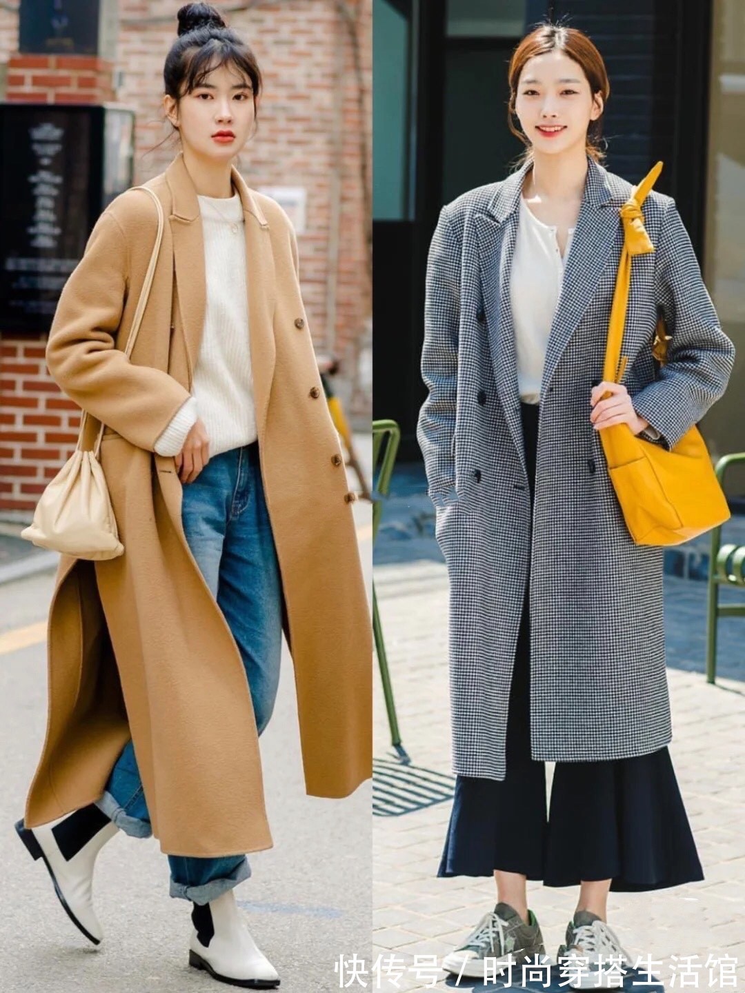 饱和度|被这个韩国小姐姐圈粉了,这样穿大衣时髦又好看,你买了吗?