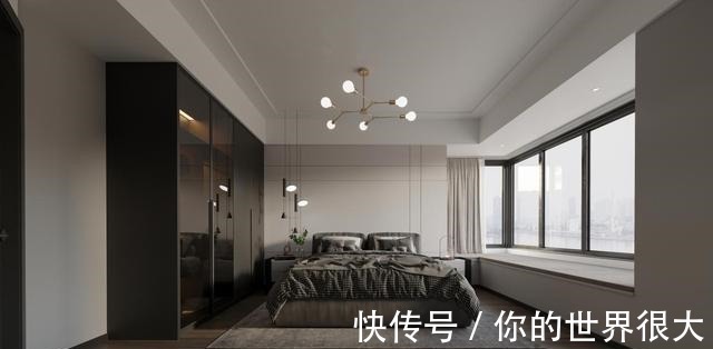 卧室|180㎡现代轻奢风，中西合璧的餐厨，颜值高还实用！