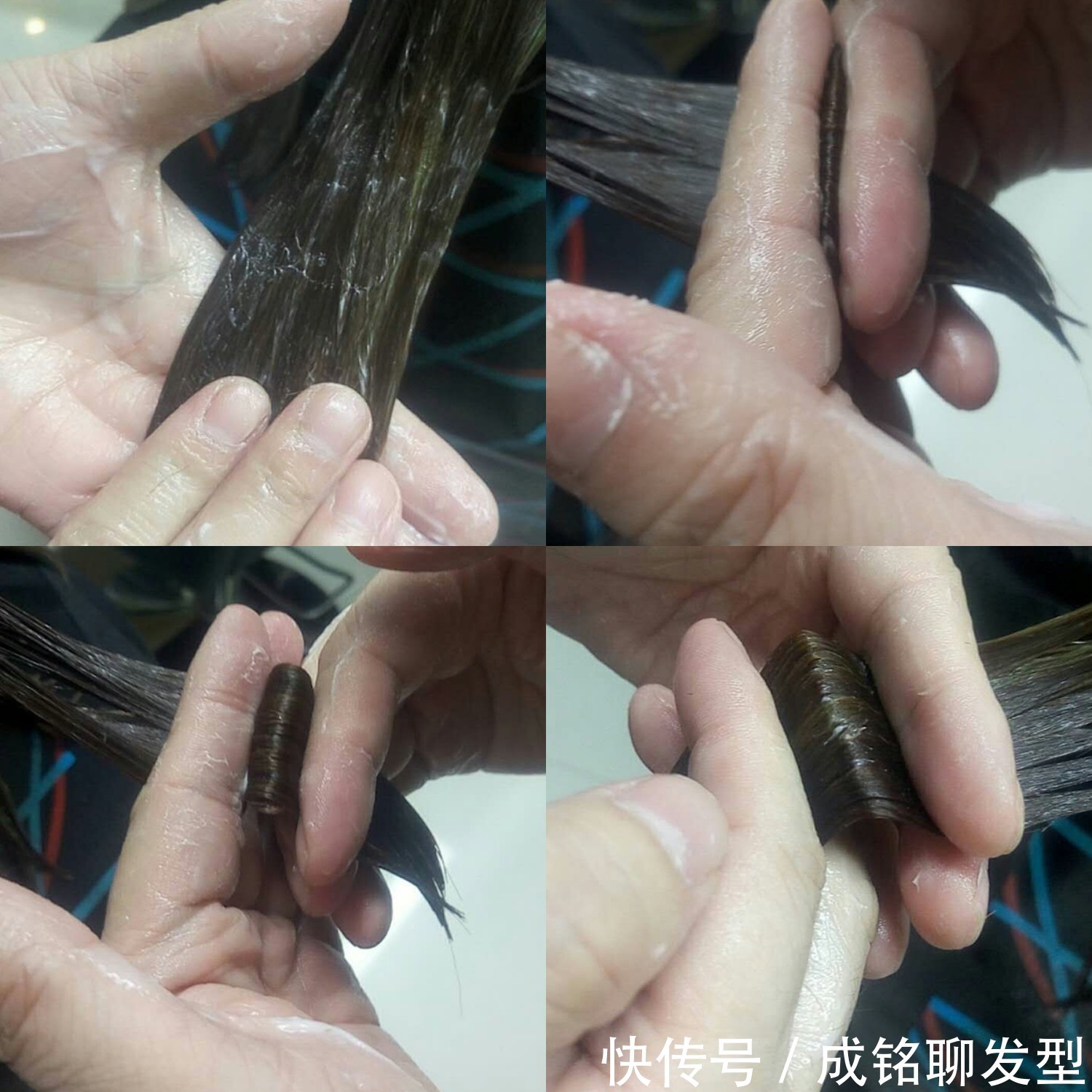 头发|热烫软化时,吹干和湿发涂抹有啥区别?软化速度与烫后质感的区别