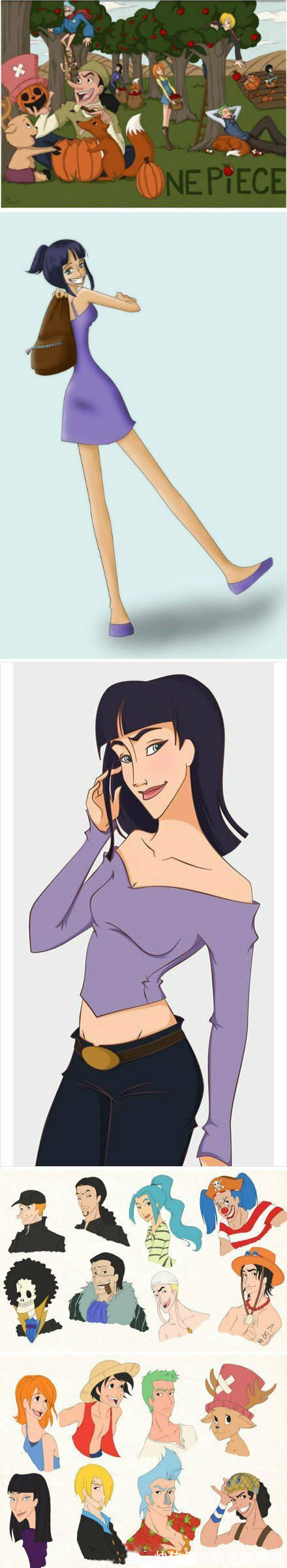 动漫|海贼王动漫联动:火之艾斯邂逅冰雪奇缘艾莎!草帽团版复仇者集结