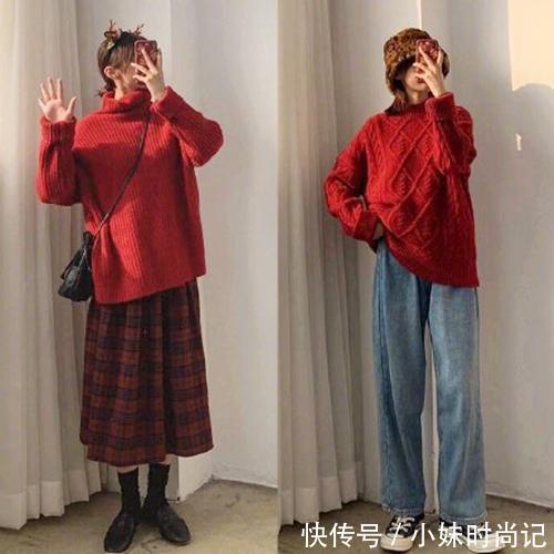 回头率|温暖新年,元气满满的穿搭,让你出街回头率up