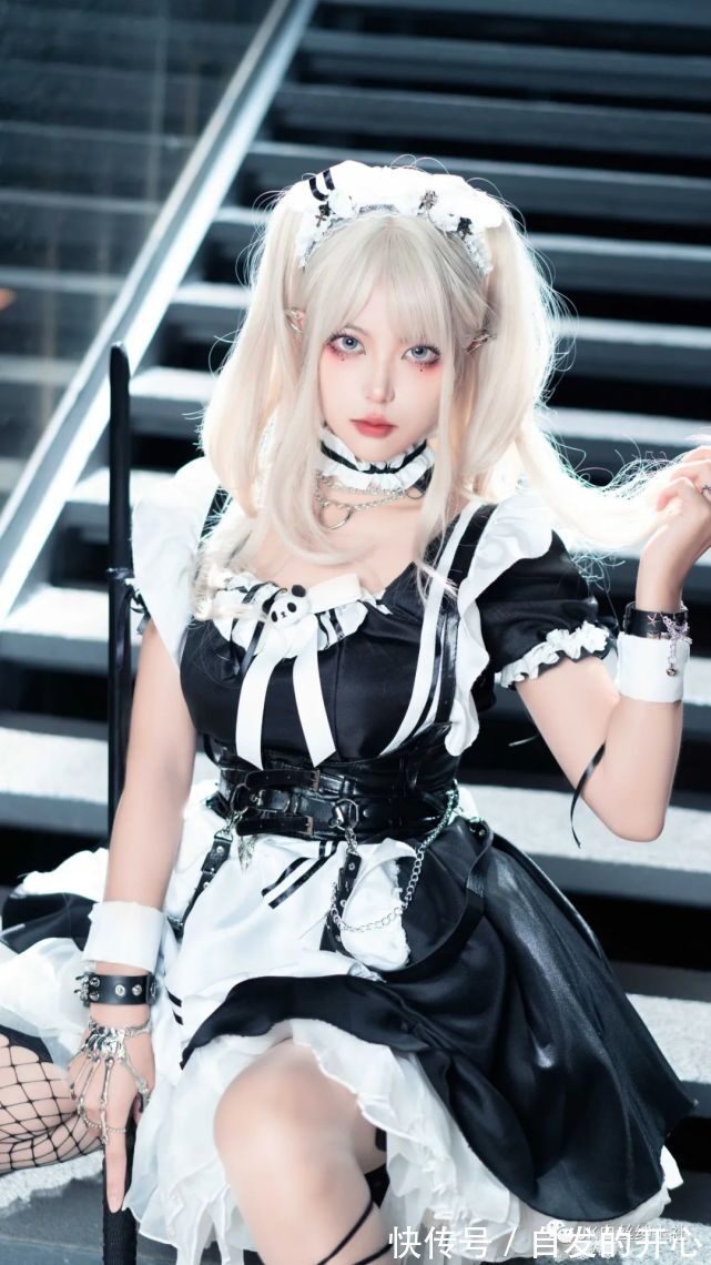 万圣节|cos:万圣节自设战斗女仆cos正片