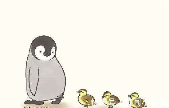 跳绳子|自学成才的插画家,将一只企鹅当成主角,温暖你我的心