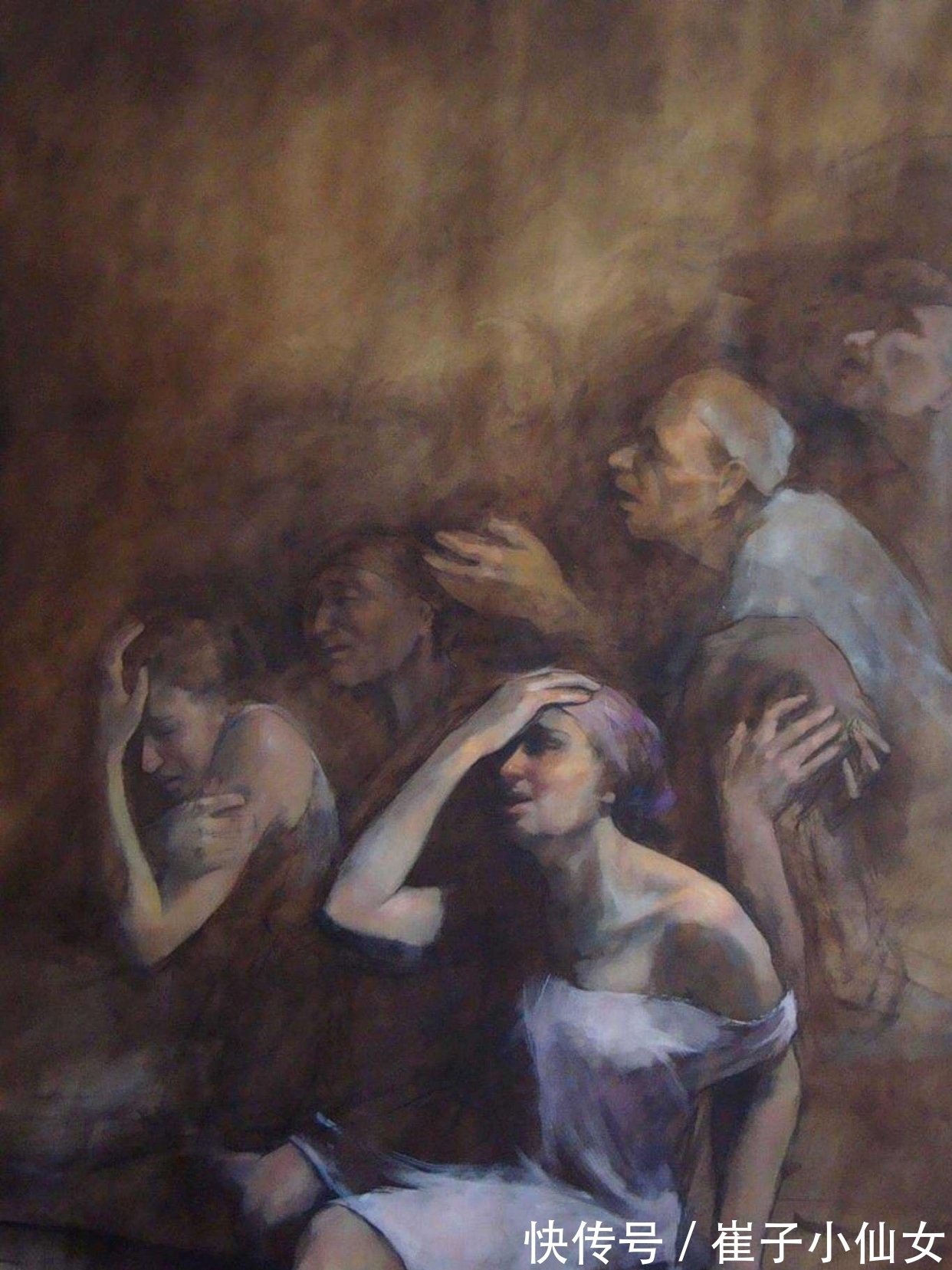 库里@用画笔展现东方魔力的女艺术家——库里和她的女性题材画作