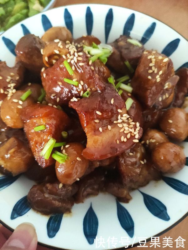 鹌鹑蛋|懒人超简单高压锅版红烧肉鹌鹑蛋