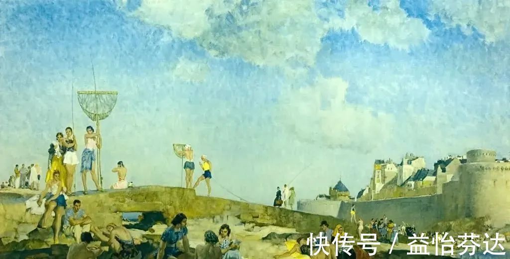 水彩!他是最会画人体画作的 世界顶尖级水彩大师