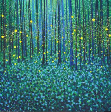 l她的画只用点,点了11年,点出了美到窒息的花园!