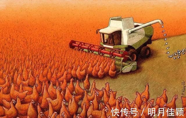 两只小鸟|10幅生动的插画,描绘出现实真面目,第10幅竟然画了个女鬼