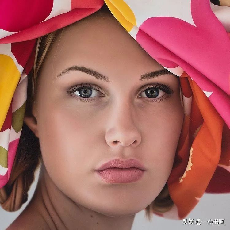 艺术家$瑞典女艺术家 安娜·哈尔丁·莫尔 写实作品欣赏