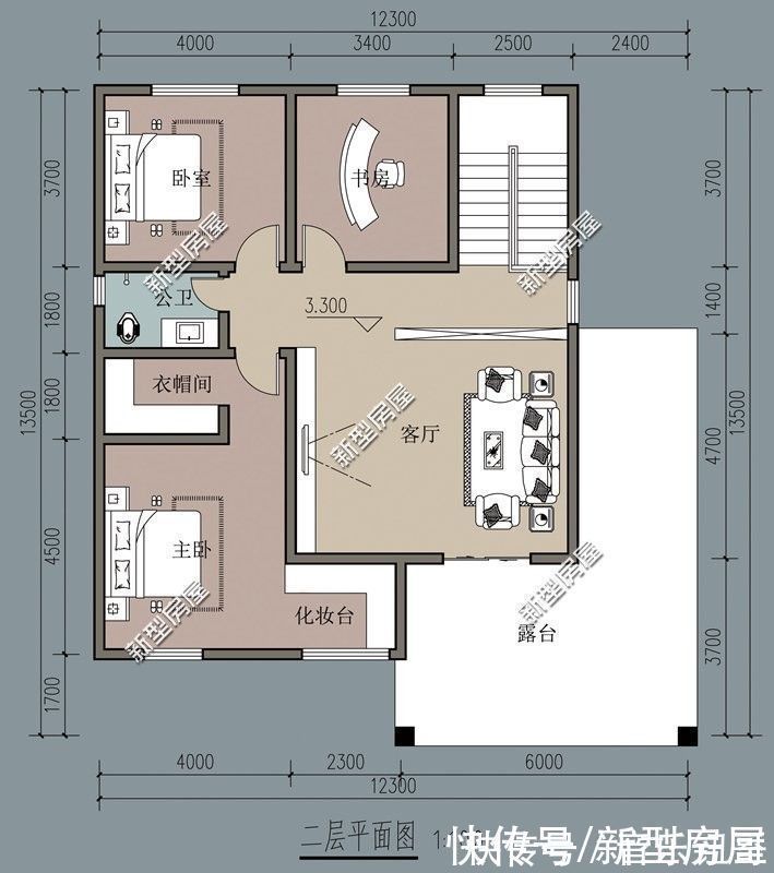 露台|30万的存款,能在农村建什么样的房子?这8套图纸看看你喜欢哪套