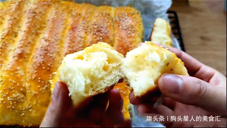 教你真正懒人面包做法，不用揉面，不用黄油，出炉拉丝又柔软